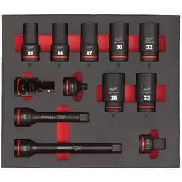 Ложемент з головками подовженими ShW 3/4'' SKT Milwaukee, (12шт) (45х536х417мм) для візків