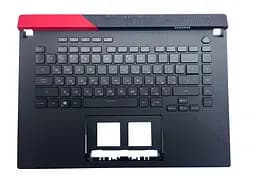 Топкейс ноутбука / верхня панель та клавіатура для ноутбука Asus ROG Strix G15 G513QR, G513QM (90NR0572-R31UA0) Оригінал від Asus, Верхня панель клавіатури