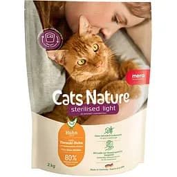 Сухой корм Mera Cats Nature Sterilised Light Chiken (Huhn) с курицей для стерилизованных и кастрированных кошек 2 кг