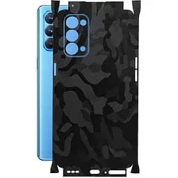 Захисна плівка StatusSKIN для Oppo Reno 5 Pro 5G Корпус Вініл Камуфляж чорний - мініатюра 1