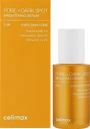 Освітлювальна сироватка для обличчя 30 мл Celimax Pore+Dark Spot Brightening Serum - мініатюра 2
