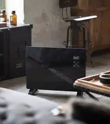 Конвекторний нагрівач 2 в 1 Volt Polska TermoGlass Pro 2000 W Wi-Fi SMART Black - мініатюра 4