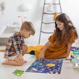 Дитячий пазл Шукай та знаходь "Шалений космос" DoDo Toys 300668, 100 елементів - мініатюра 7