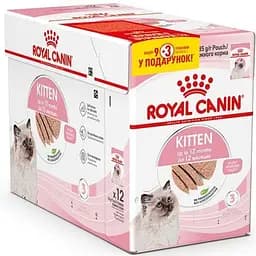 Влажный корм для котят Royal Canin Kitten Loaf паштет 1.02 кг (12 шт. х 85 г)