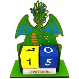 Вечный календарь Дракон 16.5х14.5х6 см