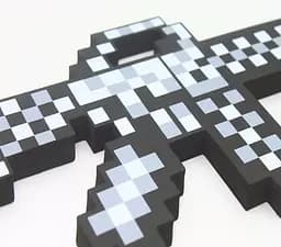 Піксельний залізний автомат Minecraft Майнкрафт. Оригінал - мініатюра 2