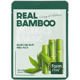 Зволожуюча маска для обличчя FarmStay Real Bamboo Essence Mask з бамбуковим екстрактом 23 мл