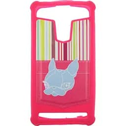 Чехол-накладка Toto Universal TPU case with image 5" Dog Pink