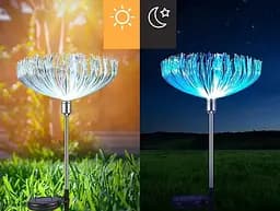 Декоративна садова лампа SuperLED деревце з RGB-підсвіткою 2 шт.  - мініатюра 4