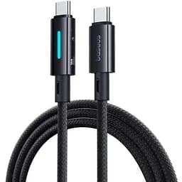 Кабель з індикатором Baseus Lit Button-Control Fast Charging Data Cable USB-C to USB-C 100W 2 м
