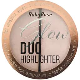 Хайлайтер Ruby Rose HB-7522 set1 №1 golden pink пудровий 10 г (6295125027399)