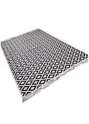 Килим Doll 60х90 см black and white універсальний двухсторонній TC303375535
