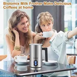 Пінозбивальник (капучинатор) Biolomix Milk Frother EMF600 Сріблястий - мініатюра 8