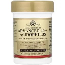 Пробіотики Solgar Advanced 40+ Acidophilus 60 капсул