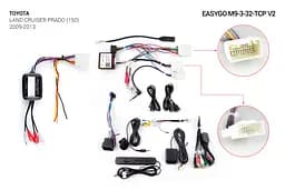 Штатна автомагнітола EasyGo M9-3-32-TCP v2 Toyota Land Cruiser Prado (150) 2009-2013 - мініатюра 5