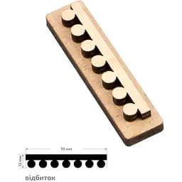 Штамп для вибійки Rosa Talent №8 Геометрія 7x1.2см