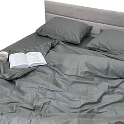 Пододеяльник Ecotton Natural Grey сатин 180х215 см серый (24775)