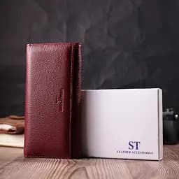 Жіночий гаманець з натуральної шкіри ST Leather 18.5х9х3 см acs0029639 - мініатюра 10
