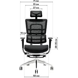 Офісне крісло GT Racer X-801L (W-85), синє (X-801L Blue (W-85)) - мініатюра 8