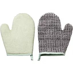 Рукавичка лазнева масажна Titania зелена (7713)