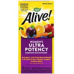 Мультивітаміни Nature's Way Women's Ultra Potency Complete Multivitamin 30 пігулок