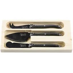 Набір із 3 ножів для сиру Style de Vie Premium Line (KaasBlackStone3Del)