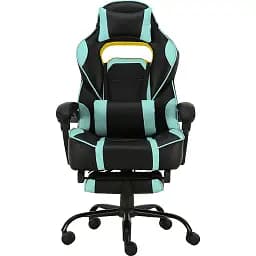 Геймерське крісло GT Racer чорне з ментоловим (X-2748 Black/Mint)