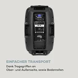 Мобільна акустична система Auna Streetstar 2.0 15 BT USB/SD/MP3 AUX (10031568) - мініатюра 5