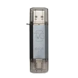 Флеш-накопичувач USB 3.0 64GB Type-C T&G 009 Star Series Silver (TG009TC-64GSL3)