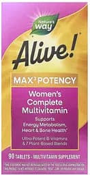 Вітаміни та мінерали Nature's Way Alive! Max3 Potency Women's, 90 таблеток