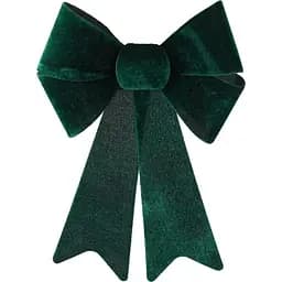 Бант декоративний Chomik велюровий 23x38 см зелений (KOK3221)
