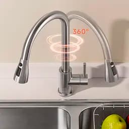 Висувний кухонний змішувач Xiaomi DIIIB Pull-out Kitchen Faucet (DXCF021) - мініатюра 4