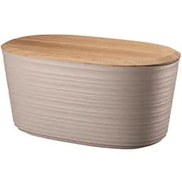 Хлібниця Guzzini Tierra з бамбуковою кришкою 39.2x23.2x19 см коричнева (179600158)