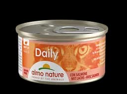 Влажный корм для кошек Almo Nature Daily Menu Cat, мусс с лососем, 85 г