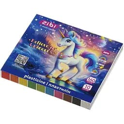 Пластилін Zibi Unicorn Kids Line 10 кольорів 160 г (ZB.6281) - мініатюра 2
