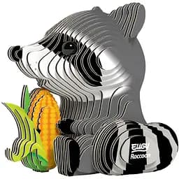 Збірна 3Д модель Eugy Зоопарк Єнот (XEG-103)