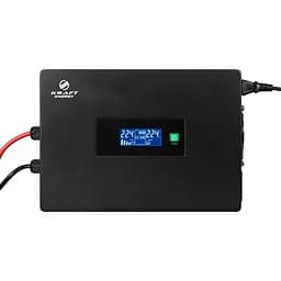 Високочастотний інвертор 600VA/600W Kraft KRF-SAVR600VA/600W-12V під зовнішній акумулятор (42-00112) - мініатюра 4