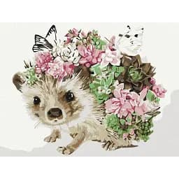 Картина по номерам Brushme Весенний ежик 30x40 см