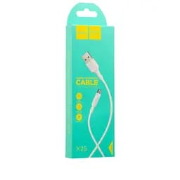 Кабель Hoco X25 Soarer charging data cable for Micro Білий - мініатюра 2