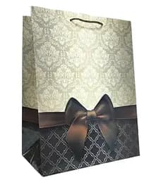 Подарунковий пакет, 150 г/м², Класичний, 29.5x40x20 см, 6 шт. в упаковці