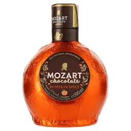 Набір: Лікер Mozart Chocolate Cream Pumpkin Spice 17% 0.5 л + Цукерки Millennium Gold у молочному шоколаді 205 г - мініатюра 2