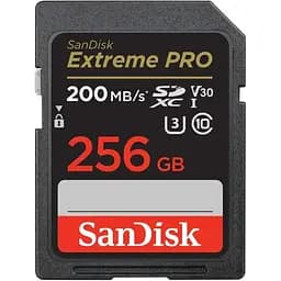Карта памяти SanDisk 256 GB SDXC UHS-I U3 V30 Extreme PRO (SDSDXXD-256G-GN4IN)