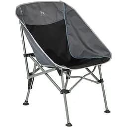 Стул раскладной Bo-Camp Deluxe Extra Compact Anthracite черный с серым (1204749)