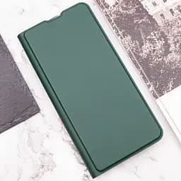 Шкіряний чохол-книжка GETMAN Elegant (PU) для Samsung Galaxy A14 4G/5G Зелений - мініатюра 3
