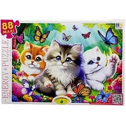 Пазл дитячий "Котики" Енергія Плюс 88304, 88 елементів