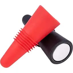 Пробка силіконова для пляшок вина та шампанського затичка багаторазова 6 см (2 шт. у комплекті), Kitchen Master Різні кольори 86912