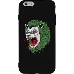 Чехол-накладка Toto Matt TPU 2 mm Print Case Apple iPhone 6/6s #12 Green Lion Black