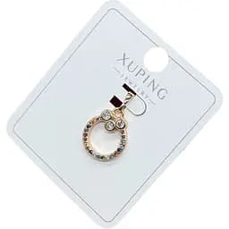 Жіночий кулон-підвіска кільце Xuping з медичного золота з різнокольоровими вставками