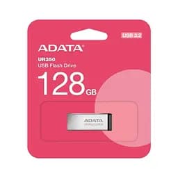 USB флеш накопичувач ADATA 128GB UR 350 Silver/Black USB 3.2 (UR350-128G-RSR/BK) - мініатюра 7