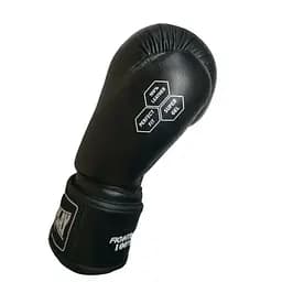 Рукавиці боксерські Power Play PP 3088, Black - 10 унцій - мініатюра 4